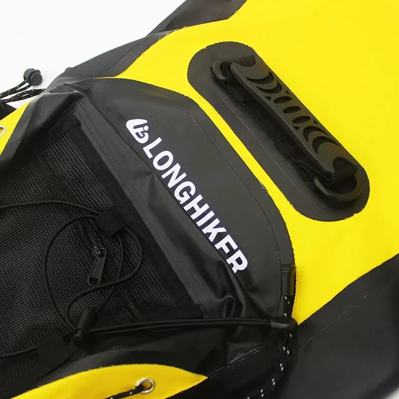 LONGHIKER 30L Waterproof Backpack Dry Bag for Swimming Floating Sailing Floating Boating Rafting Dry Wet Separation