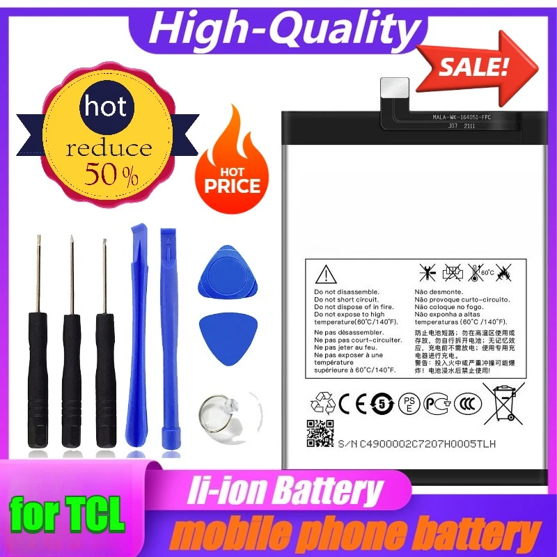 

5010mAh for Alcatel TCL 30 Plus Mobile Phone Rechargeable Battery TLP049B7