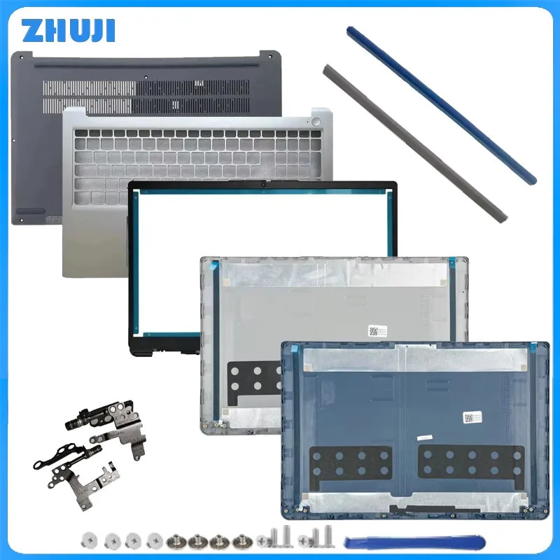 Replace Cover FOR IdeaPad 1 15ADA7 15AMN7 IdeaPad 15 2022 LCD Back Top Cover Front Bezel Hinges Palmrest Upper Bottom Case blue