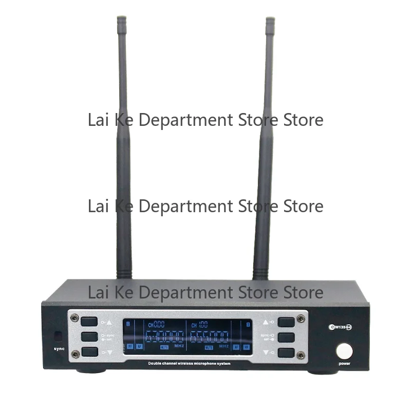 EW135G4 SKM9000 2-channel system setup with dual-channel microphones, UHF professional stage wireless microphones