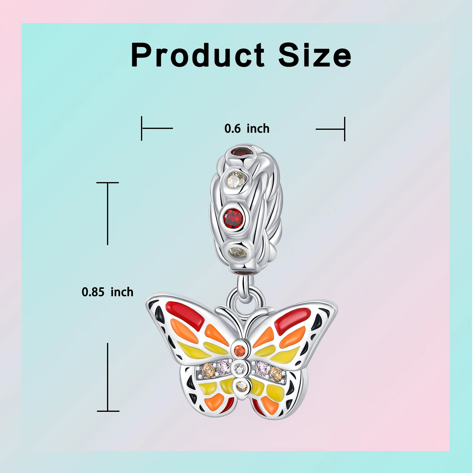 925 Sterling Silver Family motylkowy samolot zwisające koraliki pasuje do oryginalnych Pandora Charms bransoletki DIY koralik damskiej biżuterii