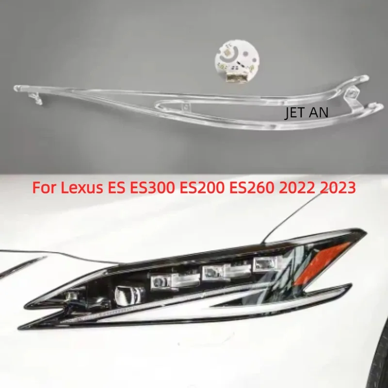 Daytime Running Light Angel Eye LED LightBoard Acrylic Light Guide Tube HeadlightLight Source Module For Lexus ES 20222023 ES200