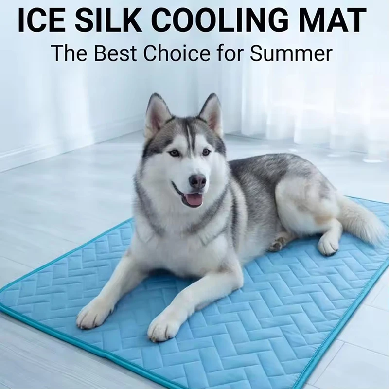 Dog Cooling Mat Summer Pet Cold Bed Extra Large For Small Big Dogs Pet Accessories Cat Durable Blanket Sofa Cat Ice Pad Blanket