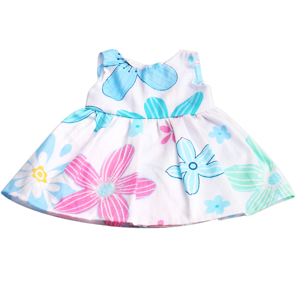 Various Cute Dress 1pcs Ours & Generation 43 cm Reborn Baby Dolls Accessories Children Toys American 18 Inch Girl Doll Skirt