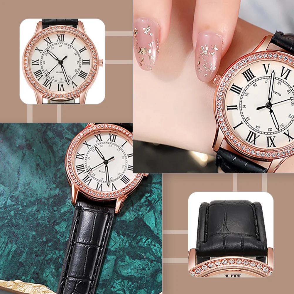 

1Pcs Rhinestone Luminous Women Watch Elegant Quartz Wristwatch for Casual Timepiece with Clear Dial Design