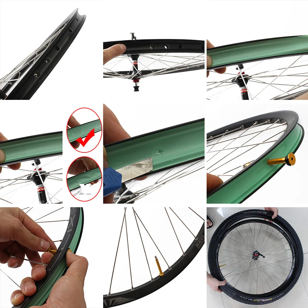 

10Mx18mm Bike Rim Strip Tires Protective Cushion Tape Premium Material Resistance Puncture Proof Liner