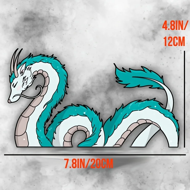 Car Sticker Dragon Shape Cute Sticker Vinyl Waterproof Decal For Car Window Windshield Bumper Exterior Decoration Accessories