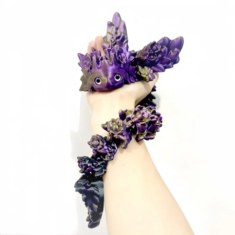 Juguete con estampado 3d, salamandra, dragón, adorno de escritorio, impresión 3d de animales, manualidades para el hogar y la Oficina, personajes impresos, regalo de Navidad, figura de acción