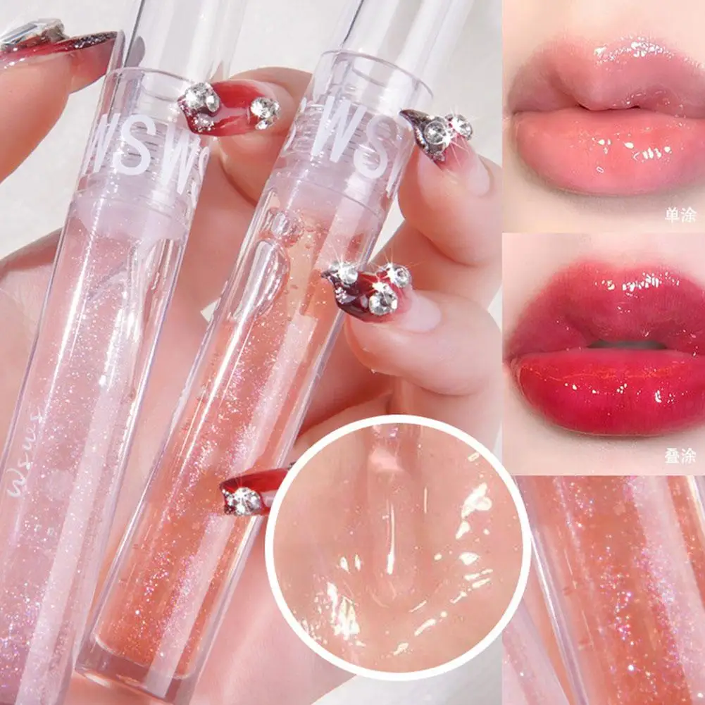 Moisturizing Mirror Lip Gloss Charm Women Lip Oil Female Liquid Crystal Stain Cheap Lips Lip Lipgloss Makeup Cosme A1s3