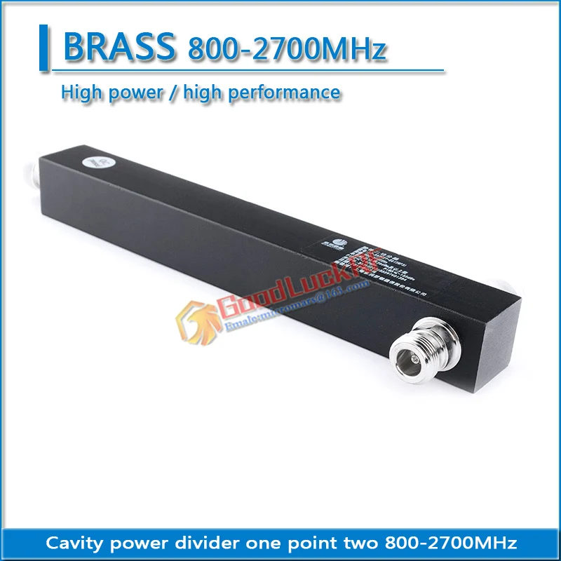 High power performance N Female one point two Cavity power divider 800-2700MHz wireless WIFI 2g 3g 4G mobile phone amplifier