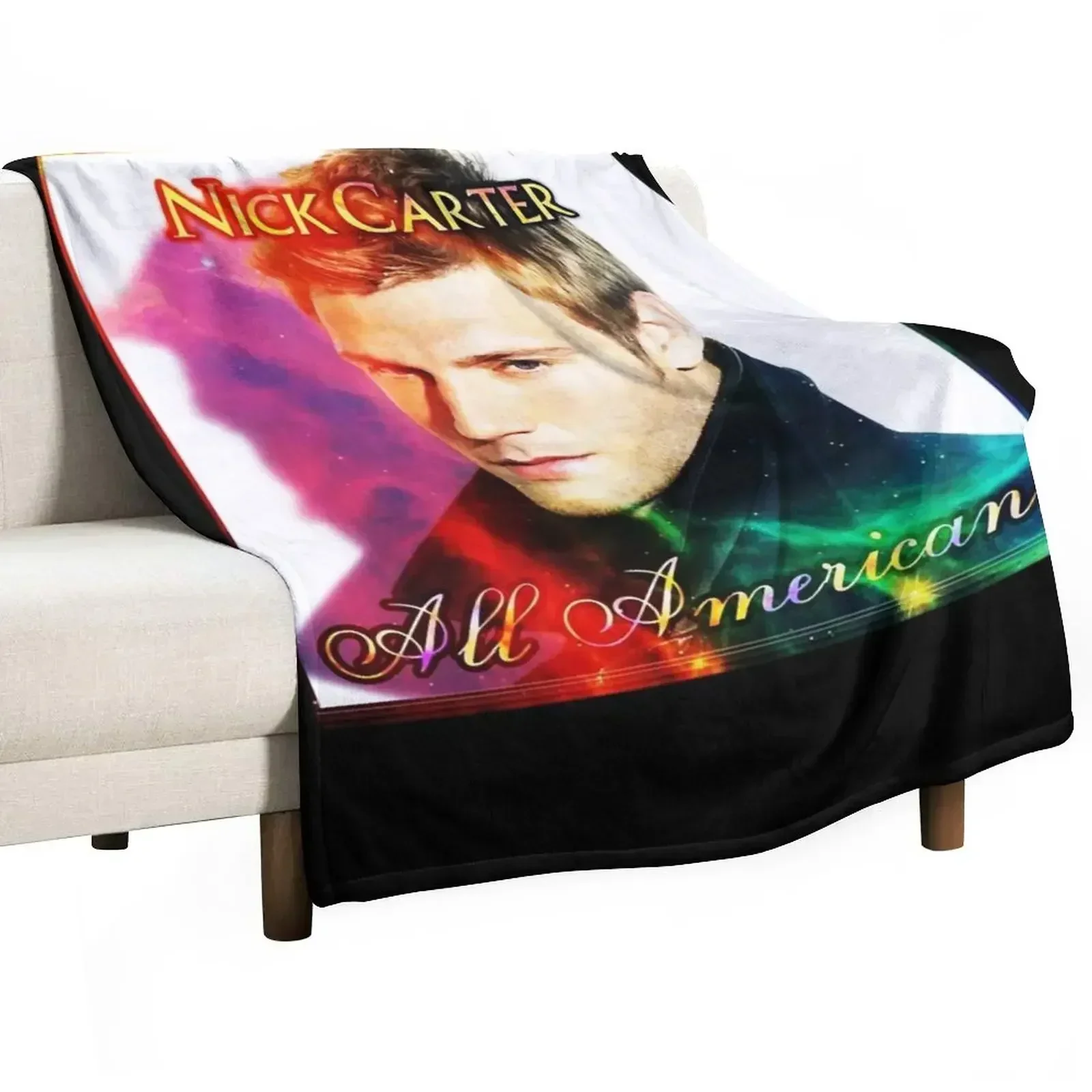 Special Singer Man Country Nick Carter Redeki Trending Seller Throw Blanket For Decorative Sofa Bed Fashionable Tourist Blankets