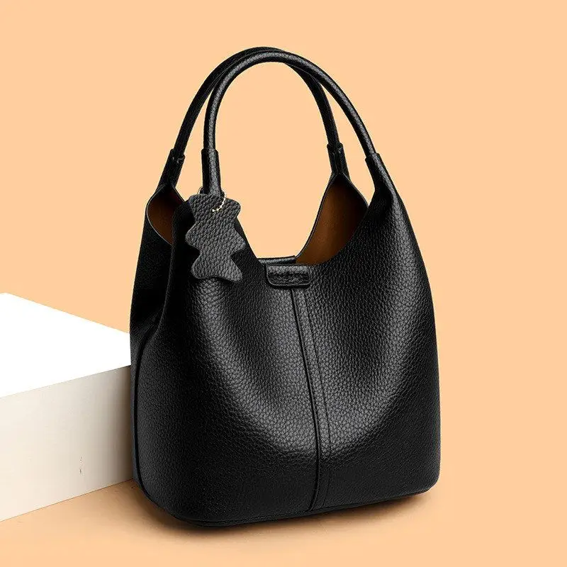 Elegant Soft Surface Ladies Handbag Trendy Crossbody Bag Versatile Medium Size Fashionable Handle Bag for Women
