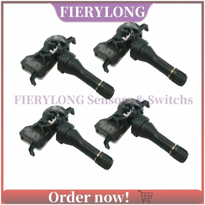 

4PCS 68105280AF TPMS Tire Pressure Sensor Monitoring System For Chrysler Voyager Durango Fiat 500X Jeep Compass Grand Cherokee