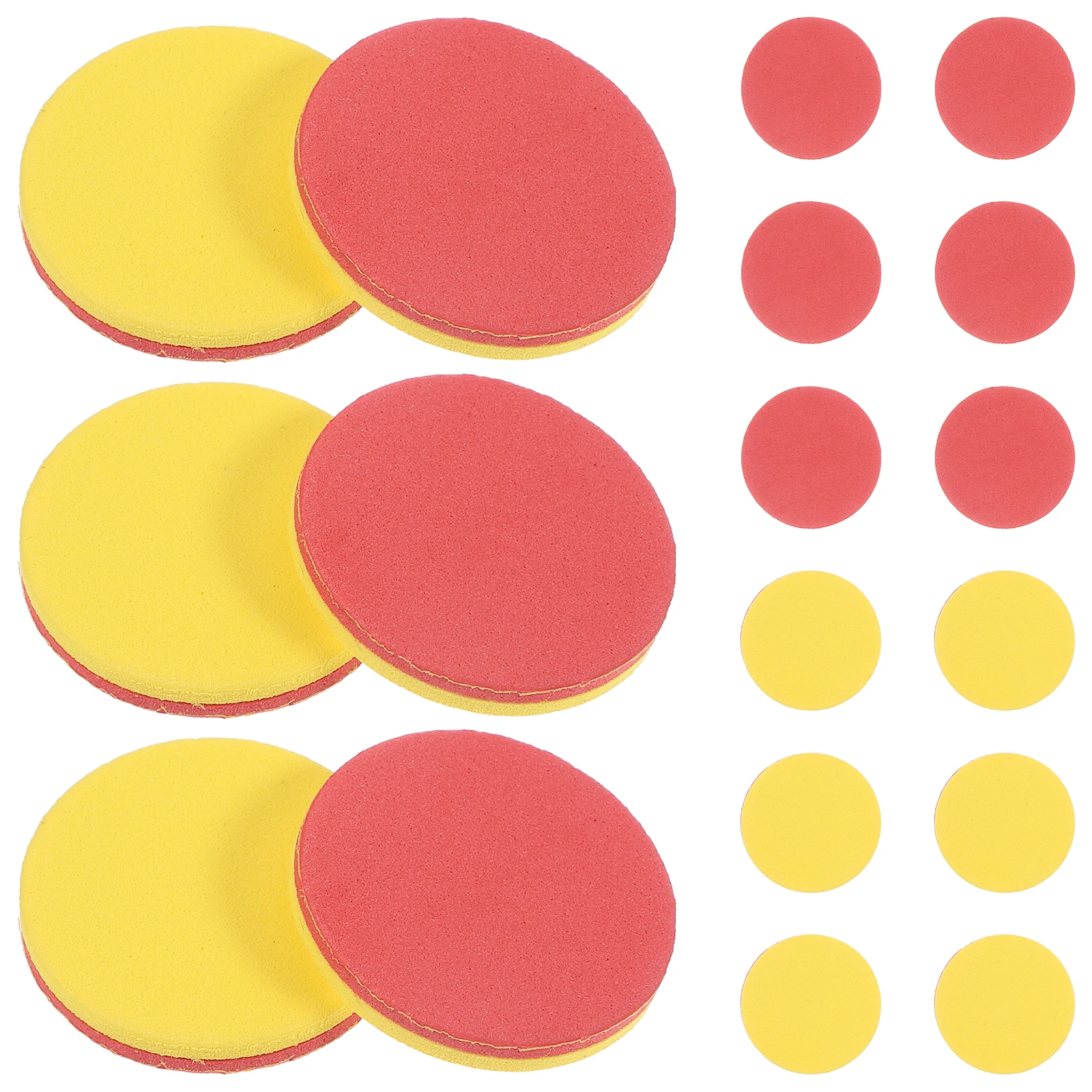 

100 Pcs Early Childhood Counting Discs Double Sided Colour Chips Kids Toys Two-color Toddlers Math Colored Counters Eva