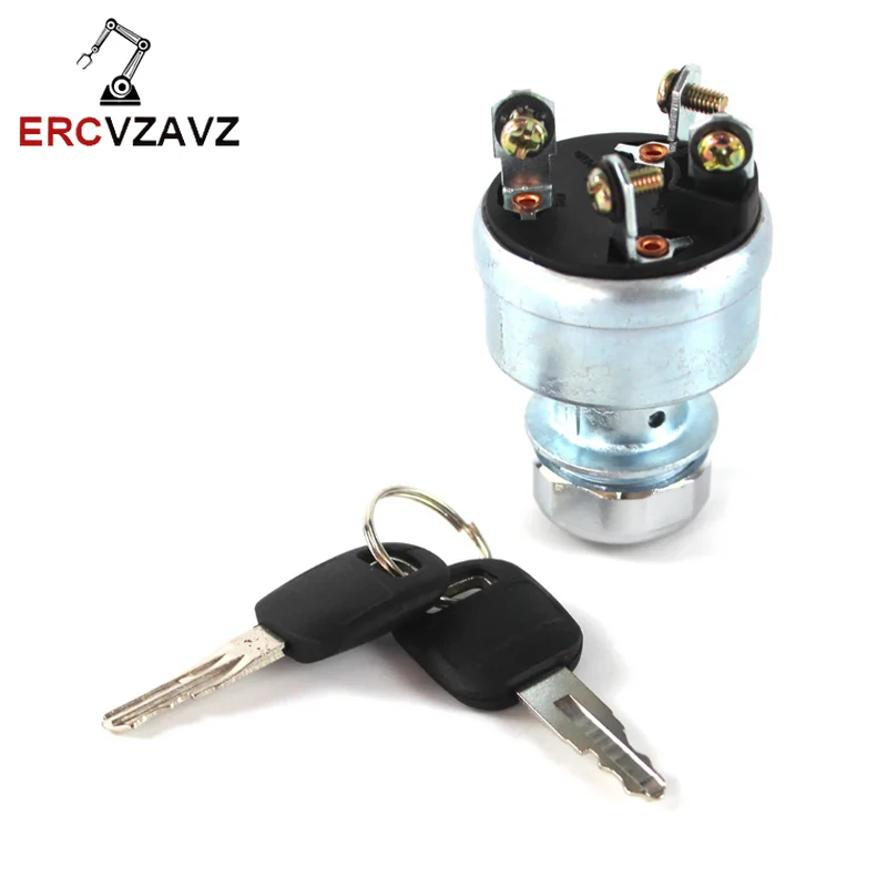 

4-Wire Excavator Starter Ignition Switch 9G7641 9G-7641 for Caterpillar Cat E320C D250E D300E Excavator