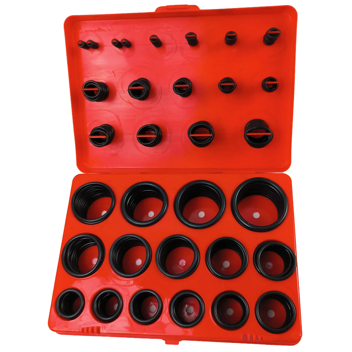 Red Nitrile O Ring Seal 347PCS Black Rubber Box Universal Assortment Set Sealing Gasket Kit NBR Washer 30Size O-Ring Oil Proof