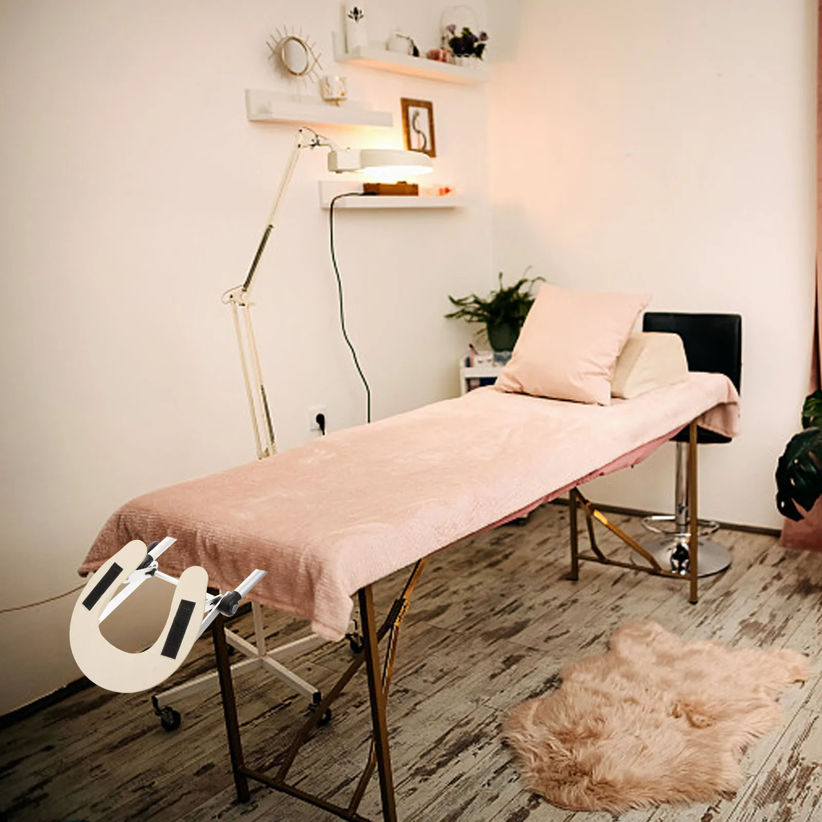 

Ergonomic Massage Headrest Support Universal Fit for Massage Table Portable Head Rest Pillow for Beauty Salon Body Therapy