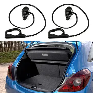 Compartiment De Rangement Pour Coffre Opel Corsa D 2006-2014 - Bac Pratique Avec Bords Surélevés, Noir