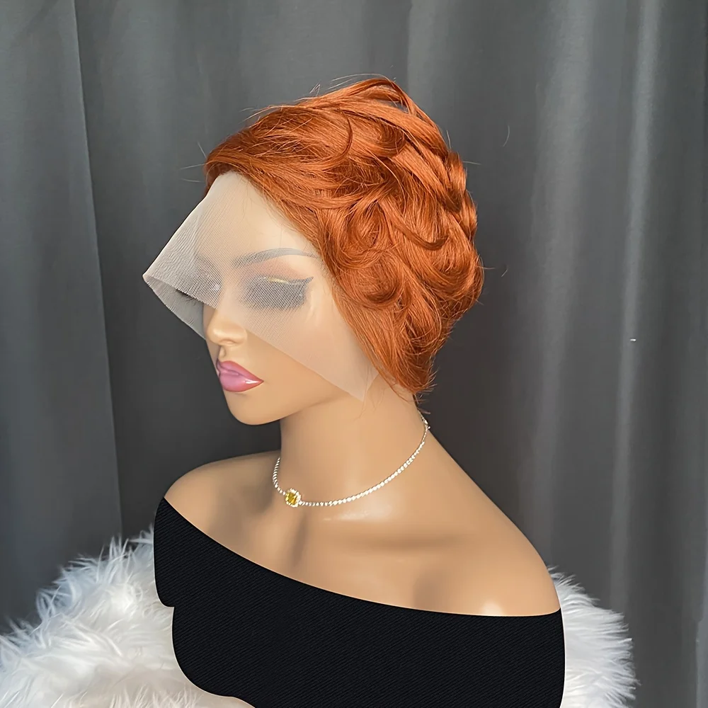 13x4x1 T Part Lace Wig Straight Short Bob Wig Remy Human Hair Wigs For Women