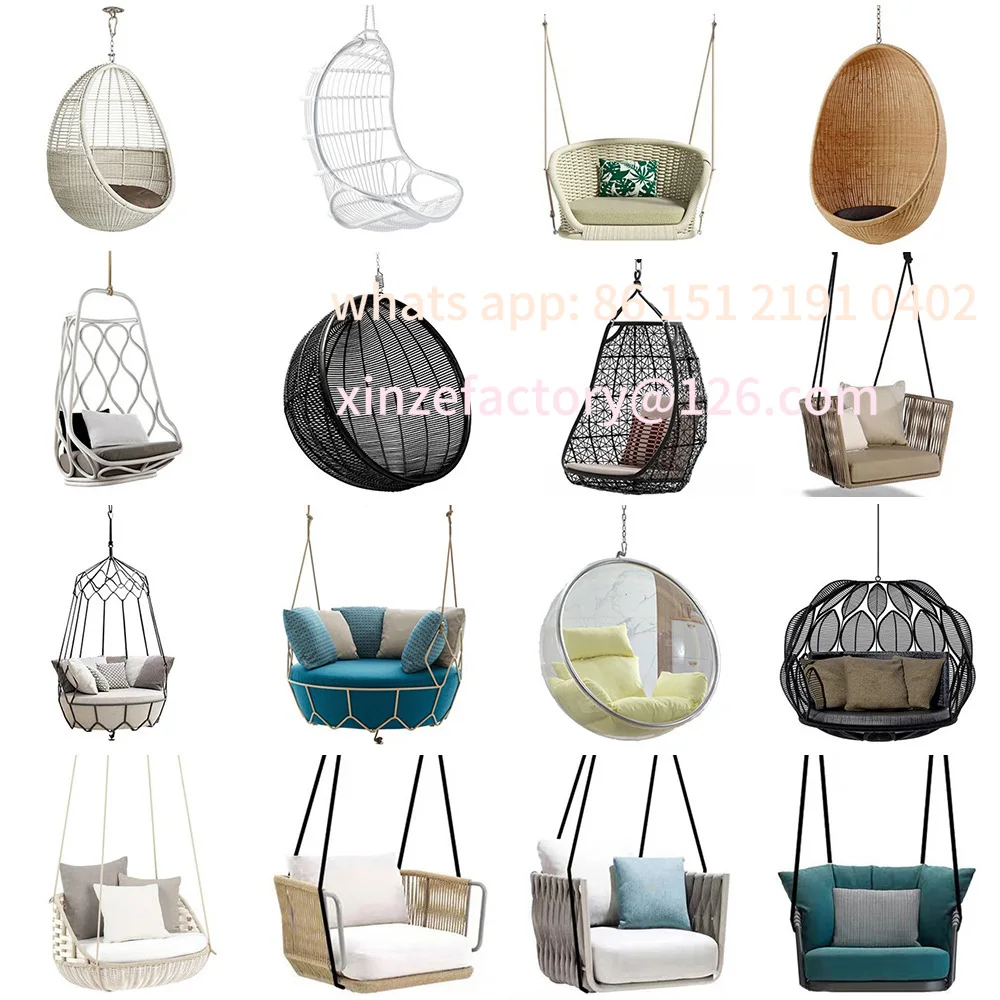 

Customizable Outdoor Hanging Basket Swing Hanging Leisure Internet celebrity Balcony Rope Rocking Sofa Compilation Bird's Nest