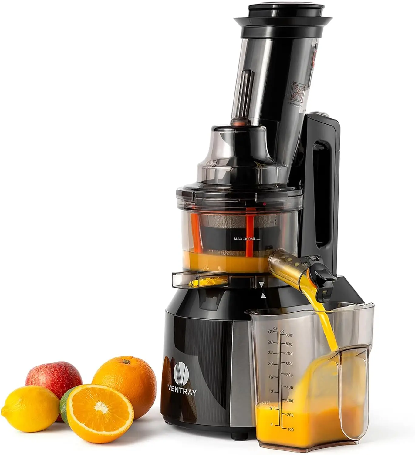 

Ventray-Slow Juicer Machine, Cold Press, Masticating Juice Extractor, for Citrus, Orange, Fruit, Vegetable with Quiet