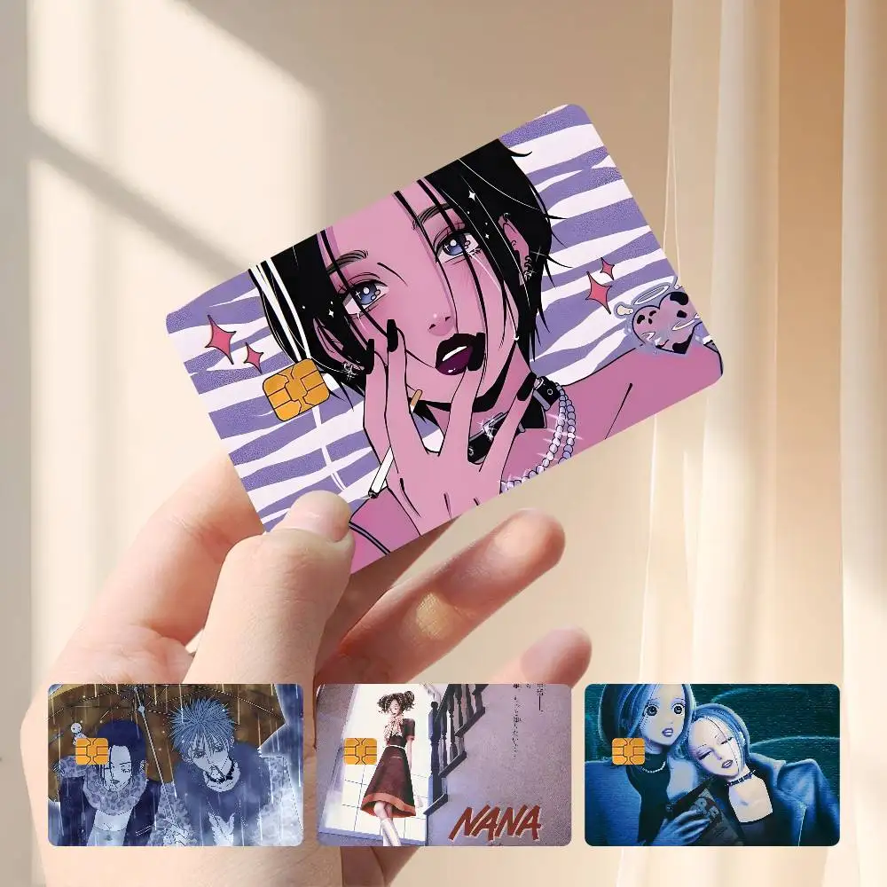 Japanese Classic Anime N-NANA Card Stickers Credit Card Protector Stickers Resist Scratches And Abrasions