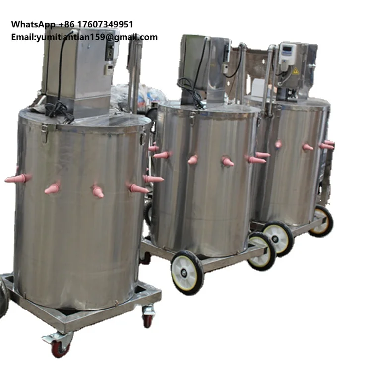 Steel Calf Feeding Equipment , Milk Feeder 150 Liter Capacity