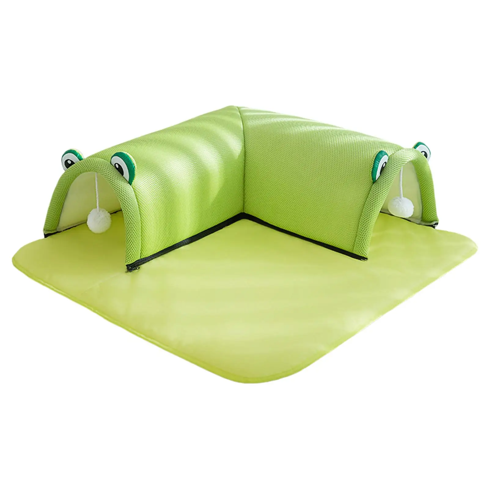 Pet Cat Tunnel Bed Play Center Washable Playground Removable Hideout Playing Hut for Small Animal Rabbit Kitten Bunny