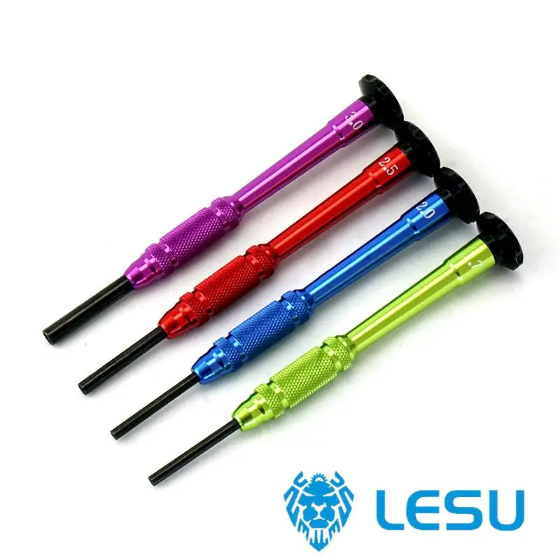 

LESU Hexagon Screwdriver Sleeve For Tamiyay 1/14 RC Hydraulic Truck Tractor Excavator Set Include 1.7/2.0/2.5/3.0mm THZH1038