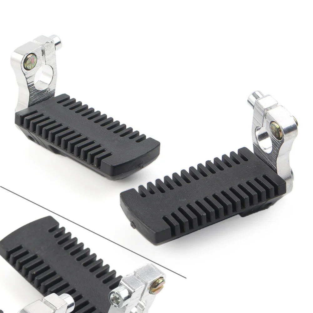 1 paar Voetsteunen Rest Pedalen w/Klemmen Voor 43cc 47cc 49cc Pocket Crossmotor Mini Scooter Kids ATV