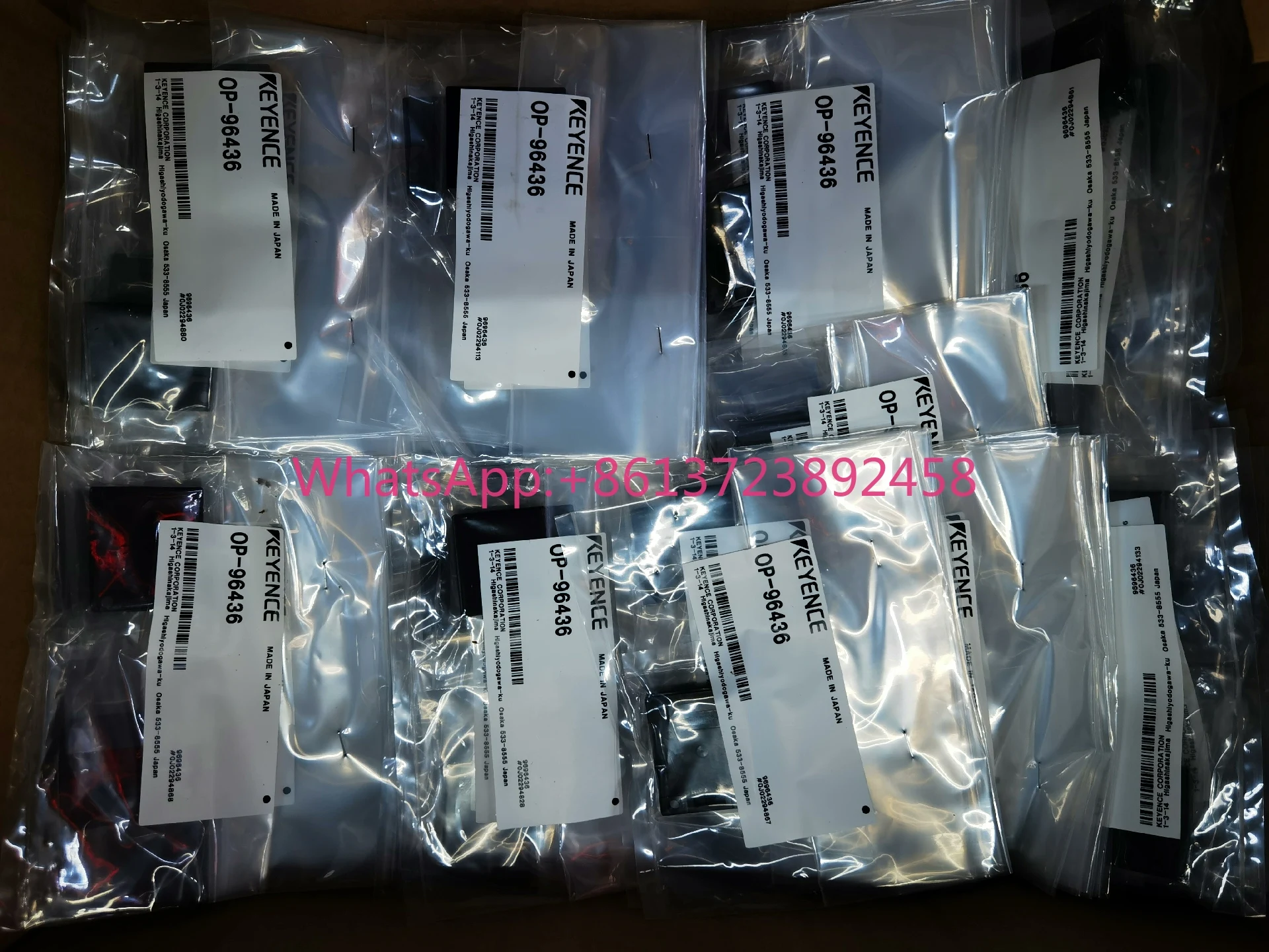KEYENCE OP-96436 reflective plate, brand new original and genuine.