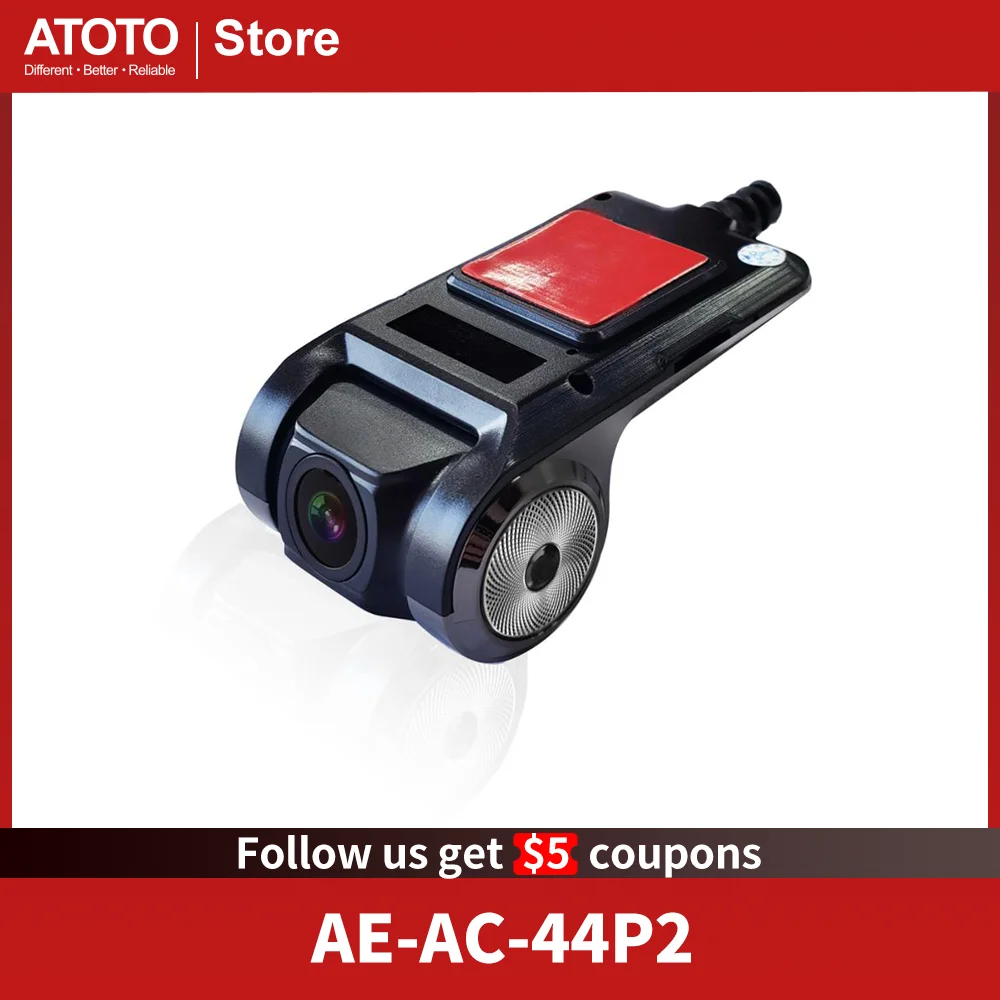 ATOTO HD Dash Cam For Car 1080P USB DVR On-Dash Camera Sony Sensor Image Recording Video 256G On Car Camera End AE-AC-44P2