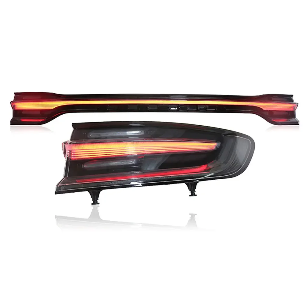 Car Tail Light Assembly For Porsche Macan 2014 - 2017 Car Rear Lamp LED Through Taillight Car Modification Taillights Brake Lamp