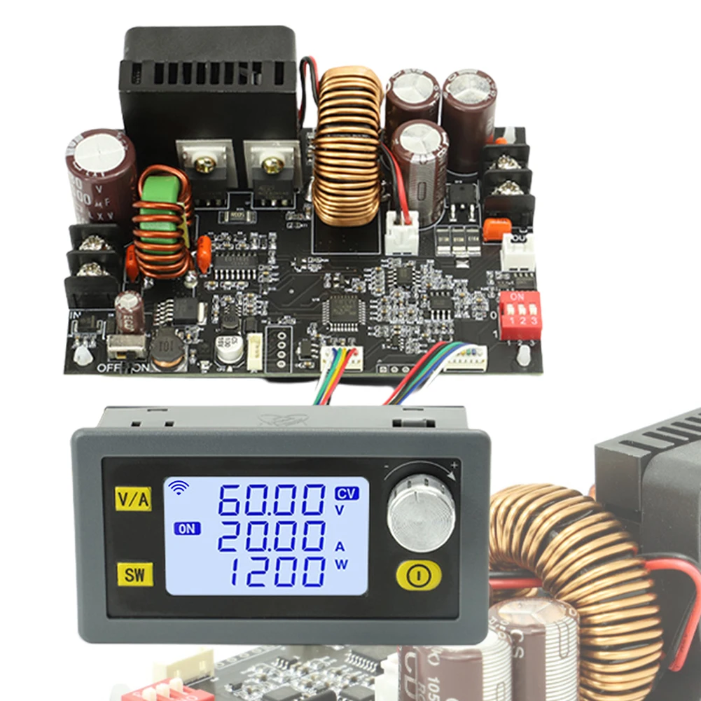 

CNC DC Automatic Step down Power Supply 6 0 70 00V Input Voltage 0 0 60 00V Output Voltage 0 0 20 00A Output Current