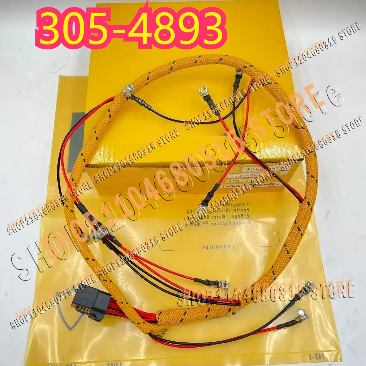 

Excavator Parts for 320D 323D C6.4 C6.6 High Quality Engine Fuel Injector Nozzle Harness 305-4893 2694617 260-5542
