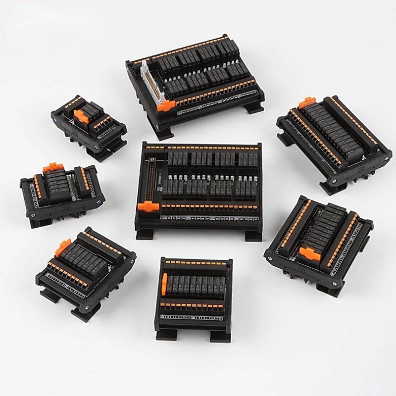 

Relay Module 12v24v Intermediate Electromagnetic Amplifier Board 8-Way PLC Output Module Apan3124 Small