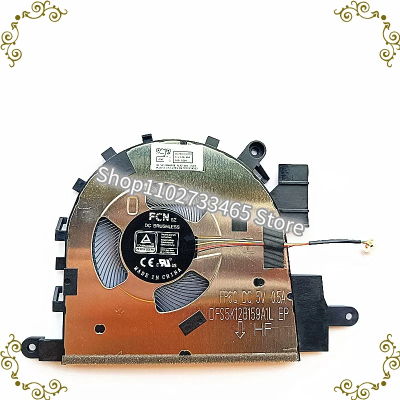 CPU Fan For Lenovo IdeaPad 1 15IAU7 1 15ALC7 1 15IRU7 82R4 5F10S14012 5F10S14013