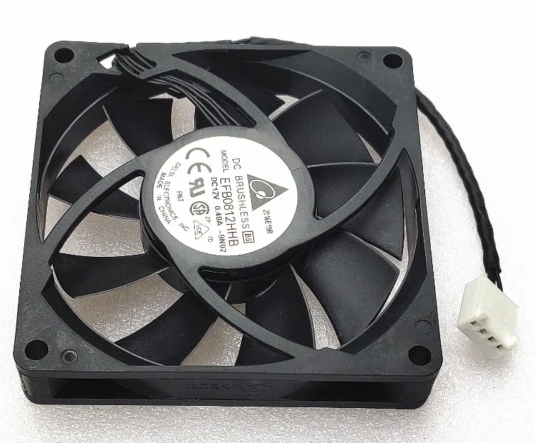 New 80mm Comptuer PC Cpu Pwm Cooling Fan 8cm 4-Pin 4Pin EFB0812HHB 12V 0.40A Sigle Ball Bearing  80X80X15mm 8015 for Delta