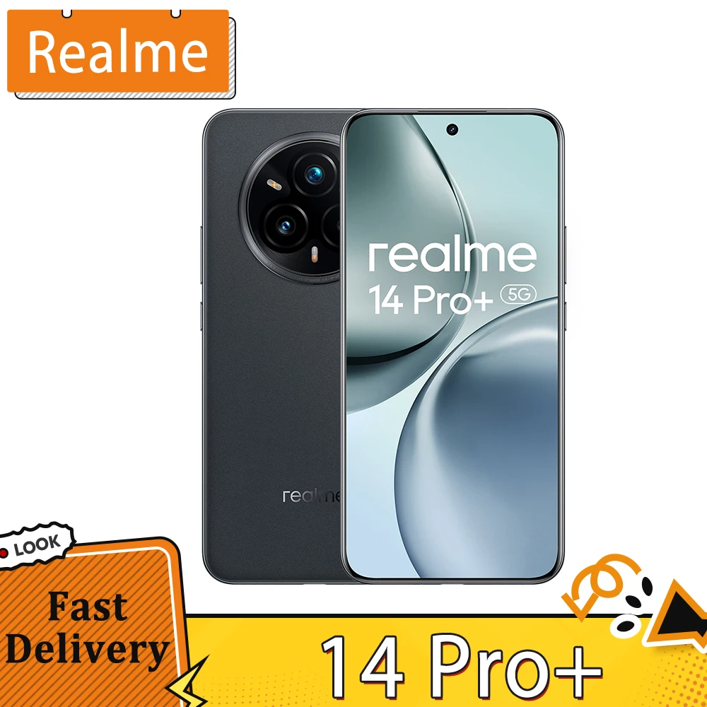 Smartphone Realme 14 Pro+ 5G, 12 + 512 Go, Snapdragon 7s Gen 3, AMOLED 6,83