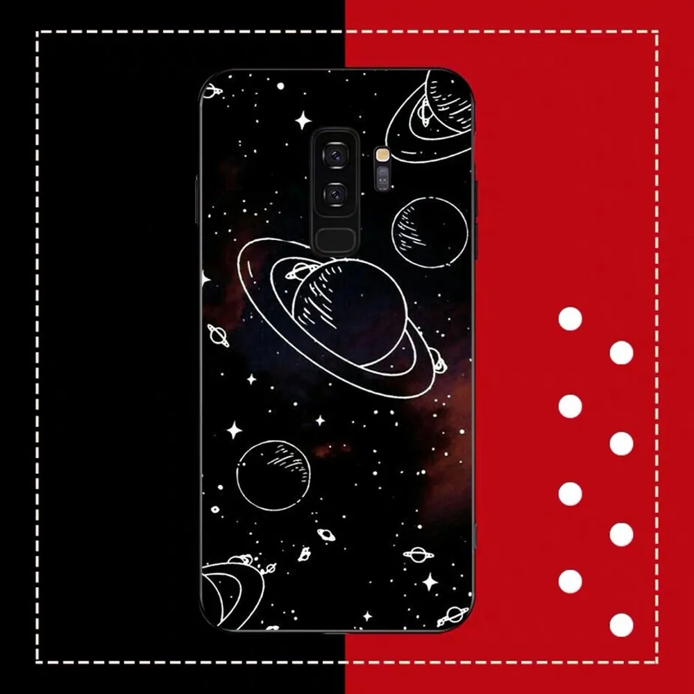 Sky Space Planet Moon Stars Phone Case For Redmi Note 4 X 5 A 6 7 8 T 9 9S 10 11 11S 11Epro Poco M3 Pro