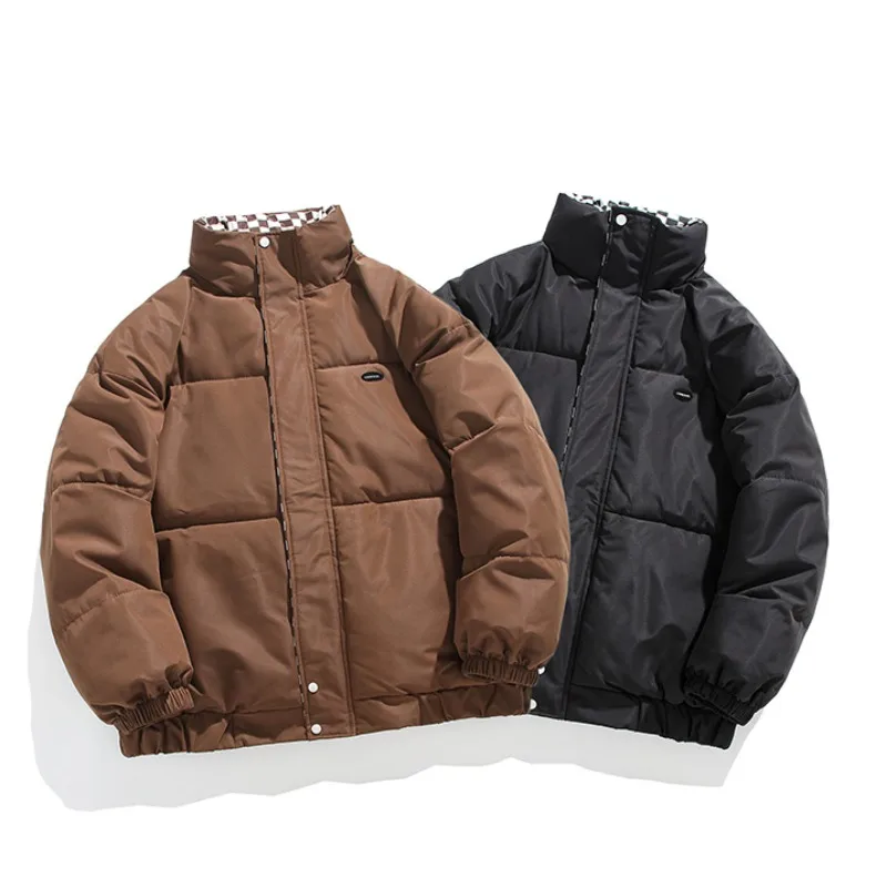 Nieuwe Winter Donzen Katoenen Jas Dames En Heren Dikke Warme Puffer Parka 'S Losse Fit Rits Jas