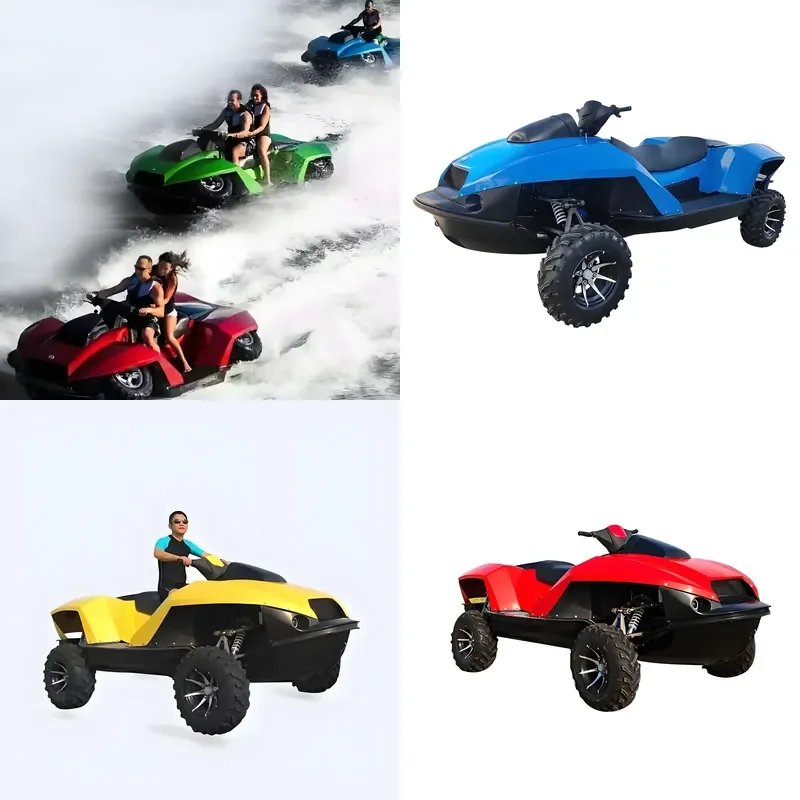 Used 4 Stroke Amphibious Jet Ski for 151-225HP 2-Seater for Winter Adventures Snowmobile Water Sports Equipment