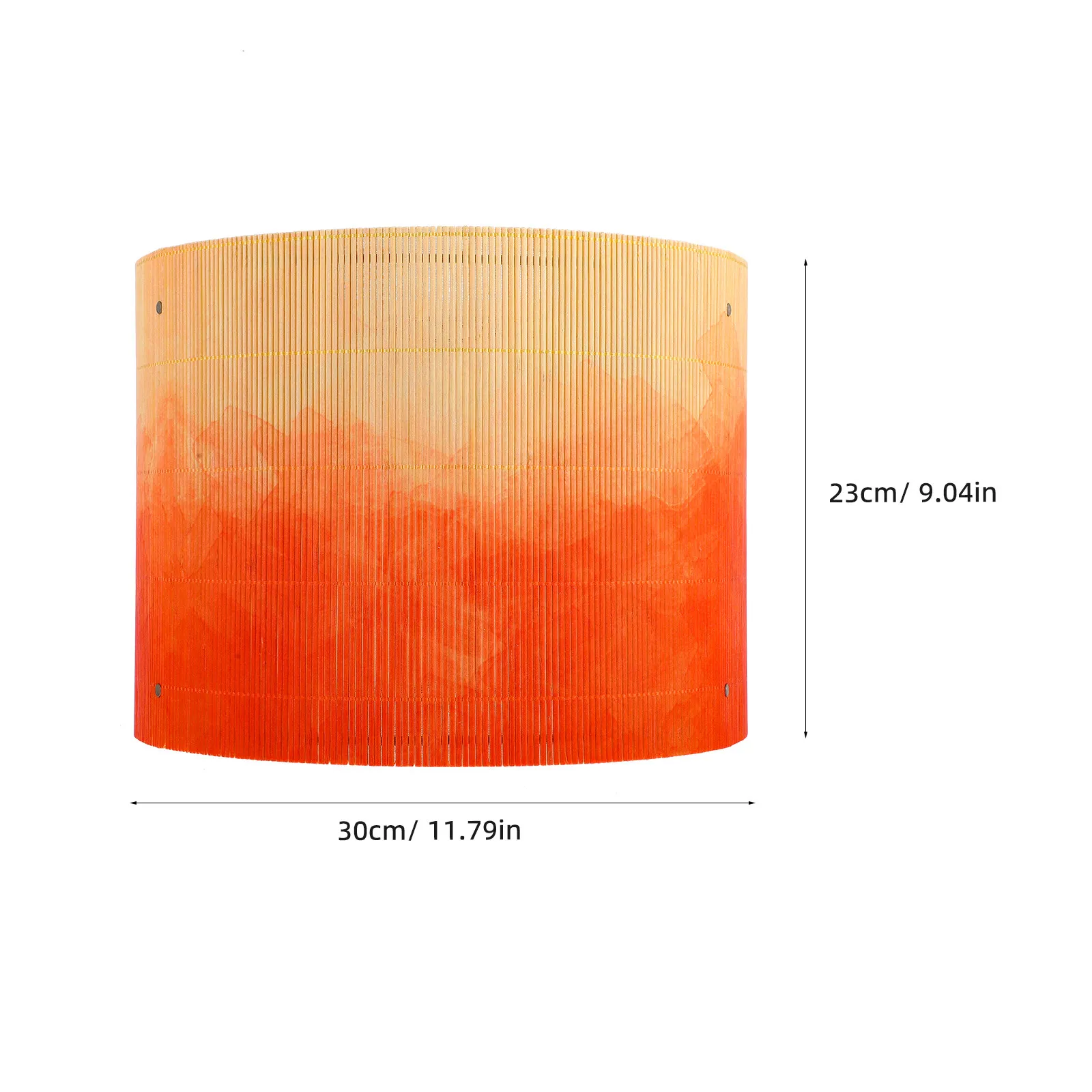 Bamboo Lampshade Delicately Woven Vintage Style Decorative Lamp Shade for Hanging Light Fixture Bedroom Living Room Hotel