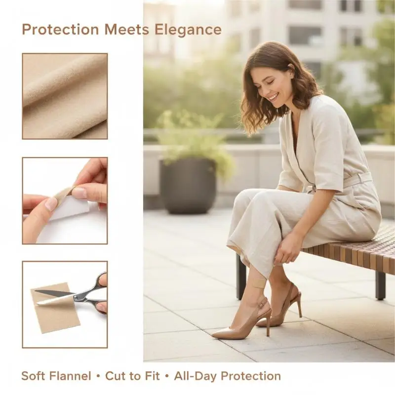 5/10Pcs Moleskin Tape Adhesive Pad Blister Prevention Anti-wear Heel Sticker