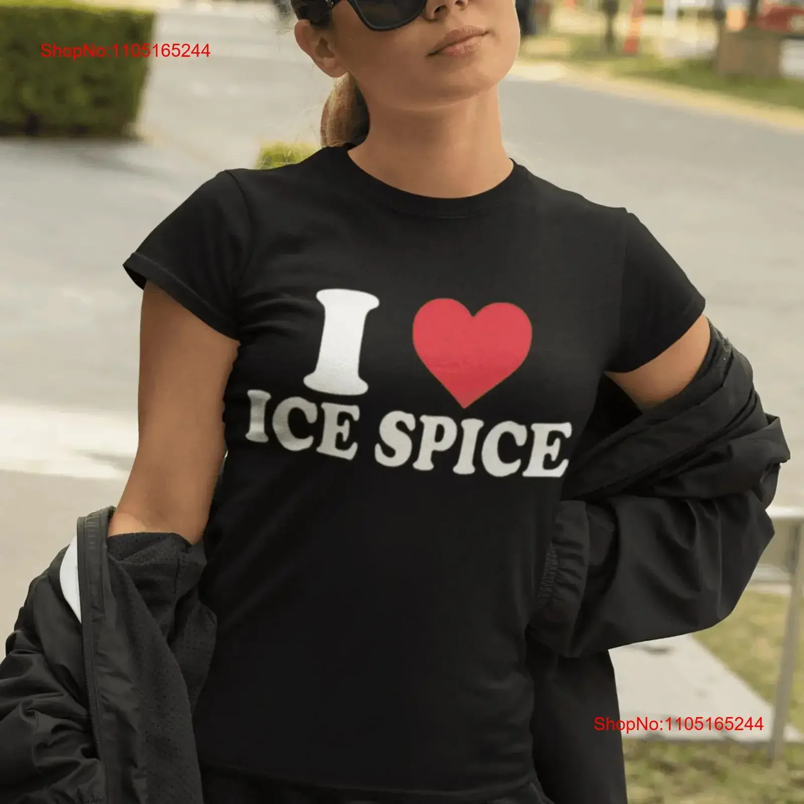 

Футболка I Love Ice Spice, ультра мягкая футболка из 100% хлопка, винтажный стираный топ для повседневной носки, дизайнерская одежда для дома, дышащая