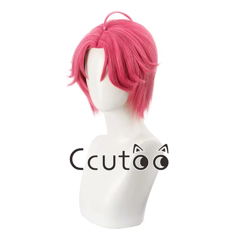 أنيمي KPop شيطان الصيادين ساجا بنين آبي شعر مستعار تأثيري قبعة الاصطناعية شعر مستعار قصير الرجال النساء هالوين حفلة كرنفال الدعائم