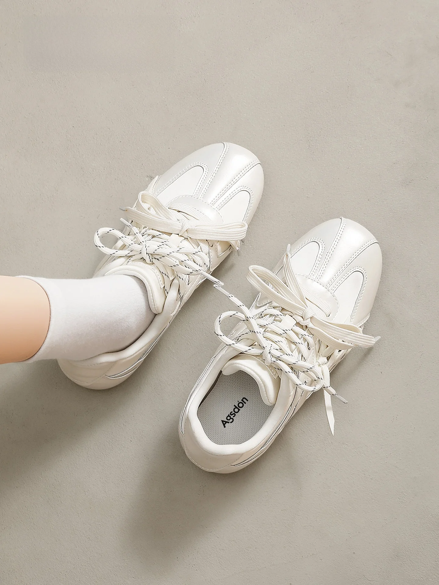 agsdon-flat-ballet-sport-shoes-women's-new-autumn-2026-miu-white-thin-bottom-casual-shoes-comfortable-round-toe