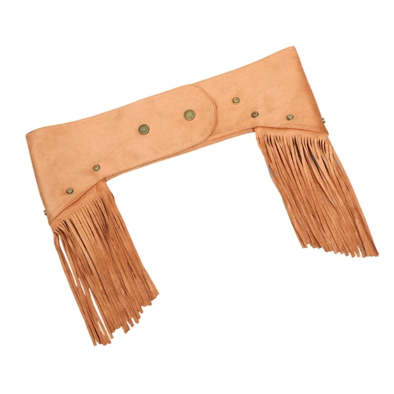 Hot Girl Belt Cowgirl Punk Taille Belt Grunge Fringe voor Music Festival Drop shipping