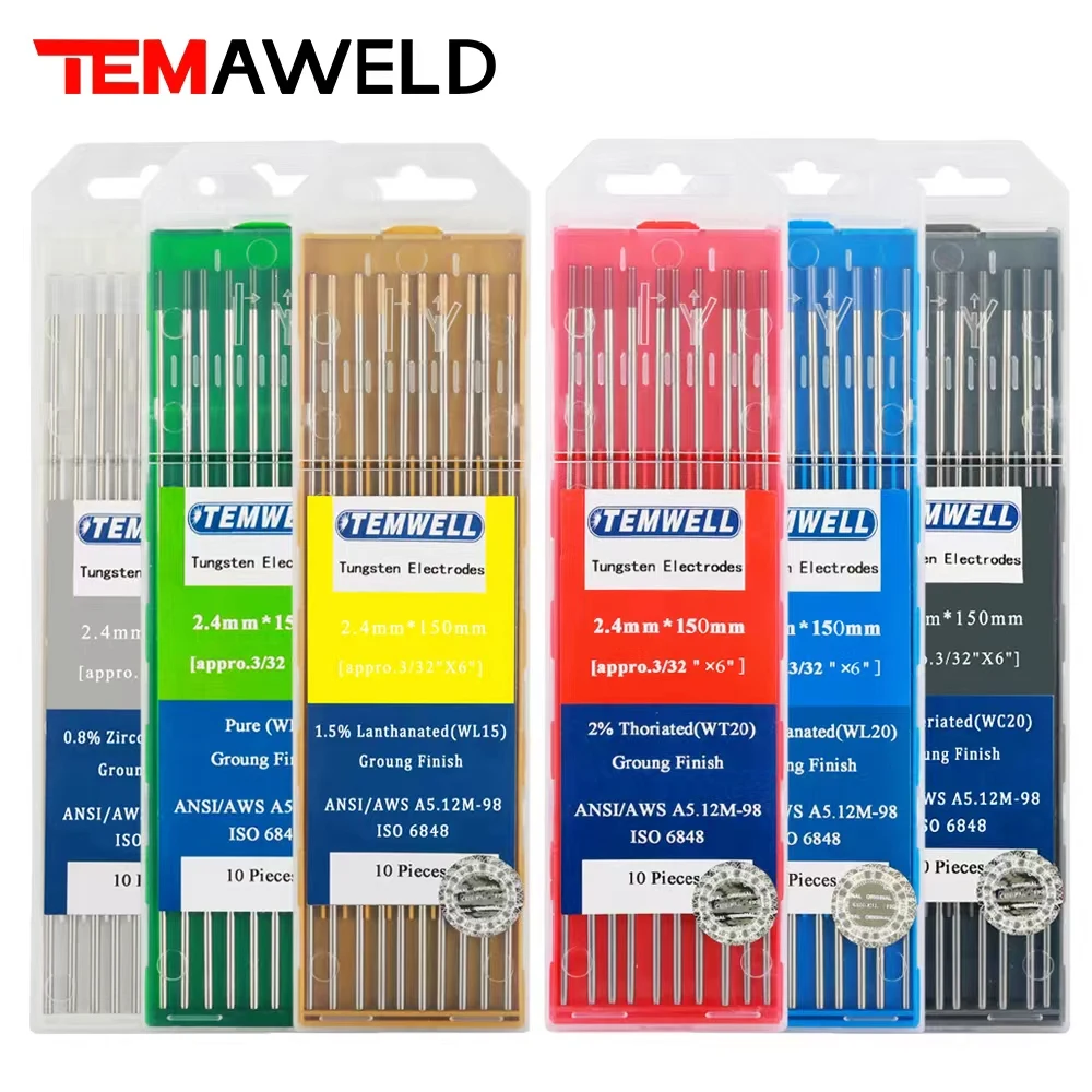 Professional Tungsten Electrodes TIG Welding Rods 150mm/7