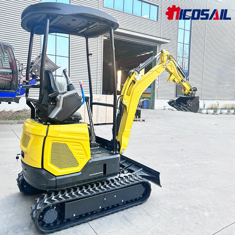 Mini Excavator for Sale with Diesel Engine Crawler Type Compact Hydraulic System Various Attachments Available